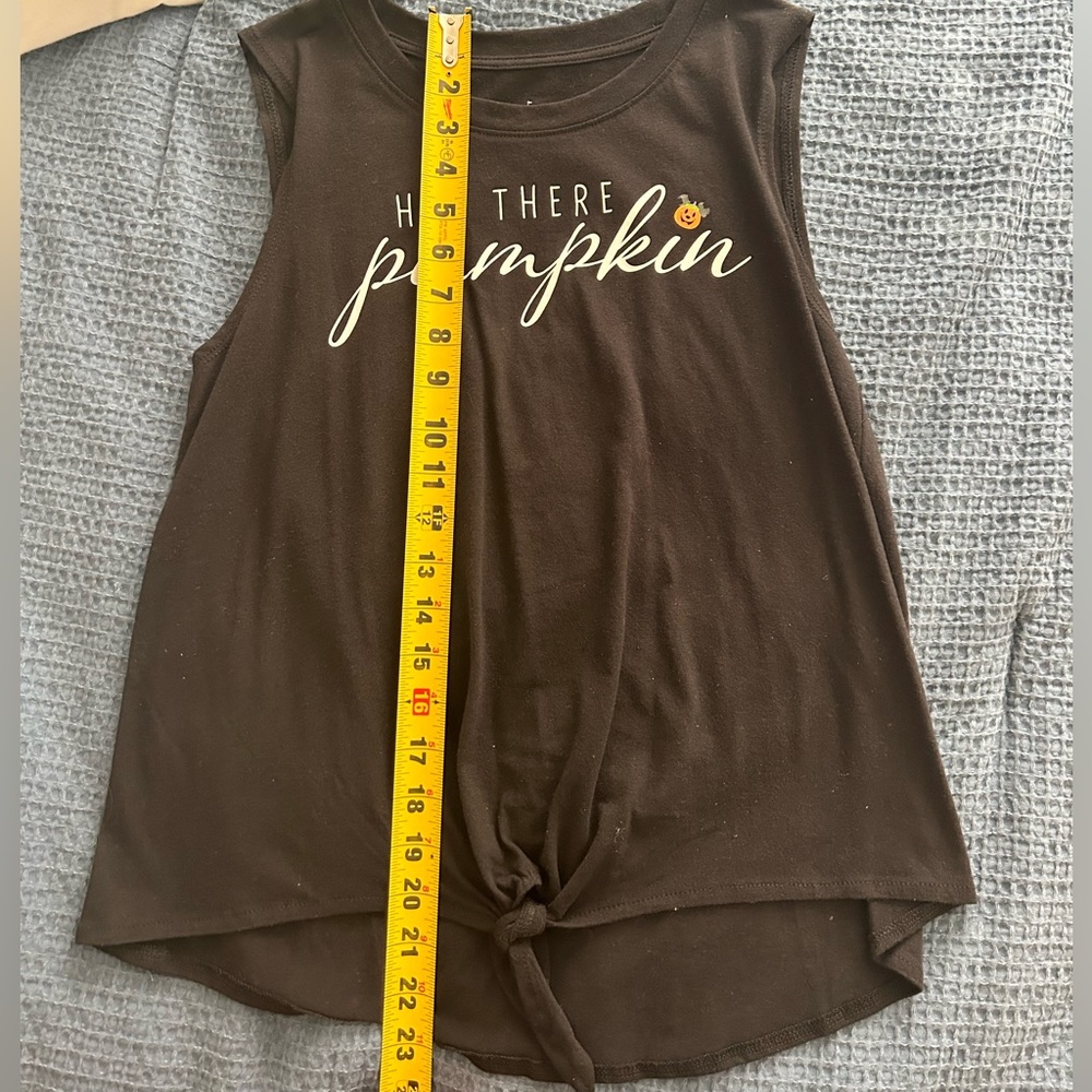 Disney Parks “Hello There Pumpkin” | Women’s M Black Tank Top | Halloween - Picture 5 of 7